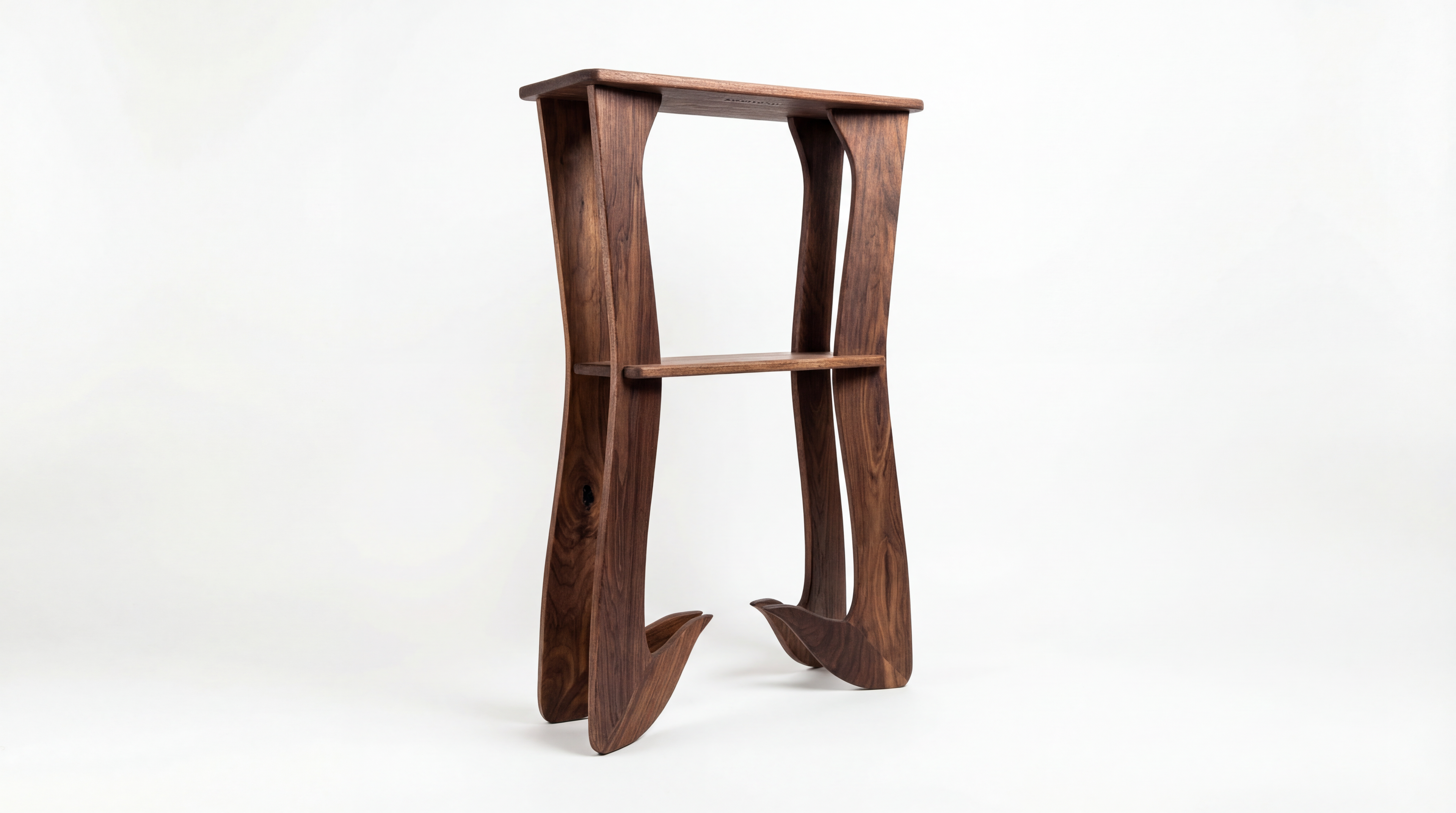 Walnut Entryway Console Table
