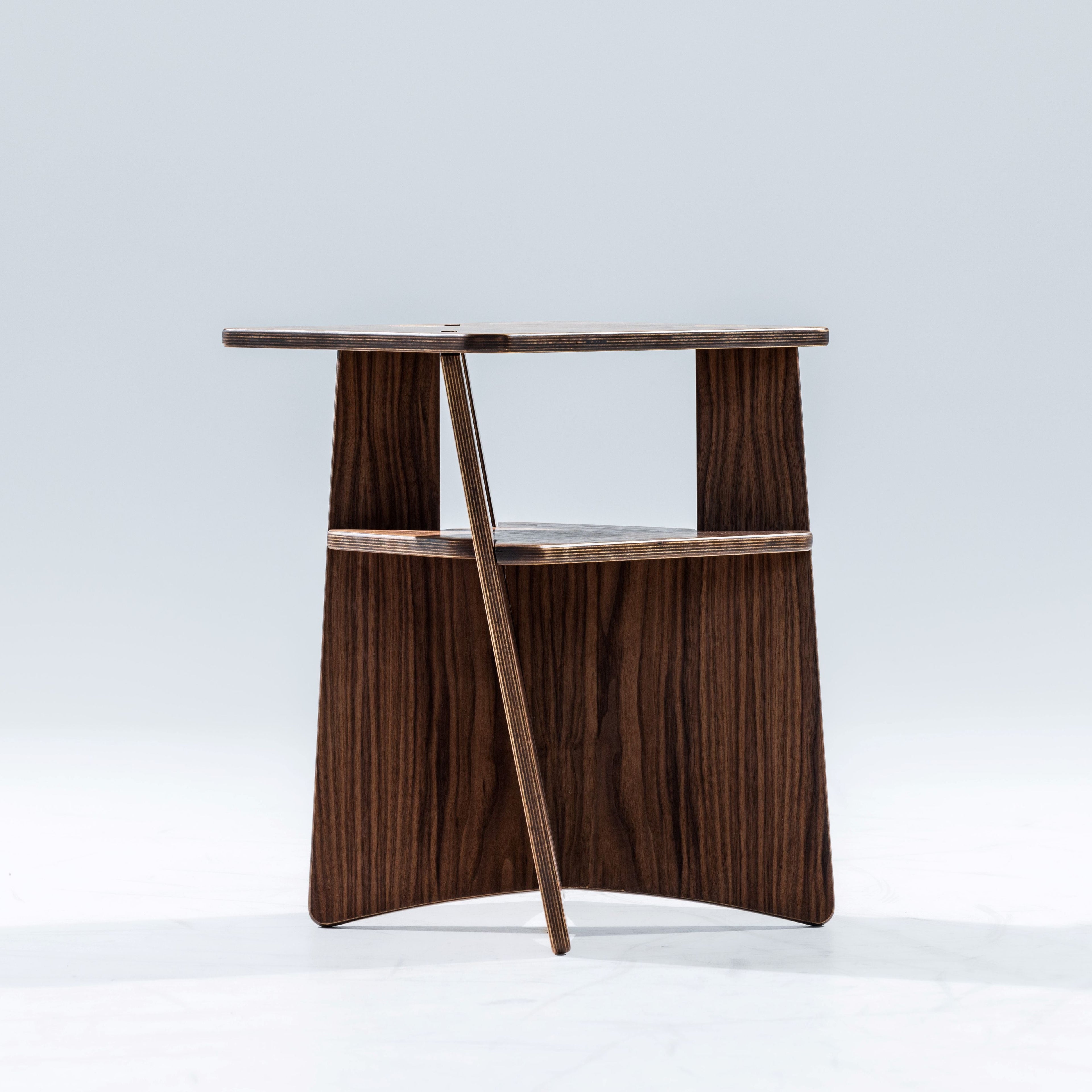 Small Walnut Ford Nightstand