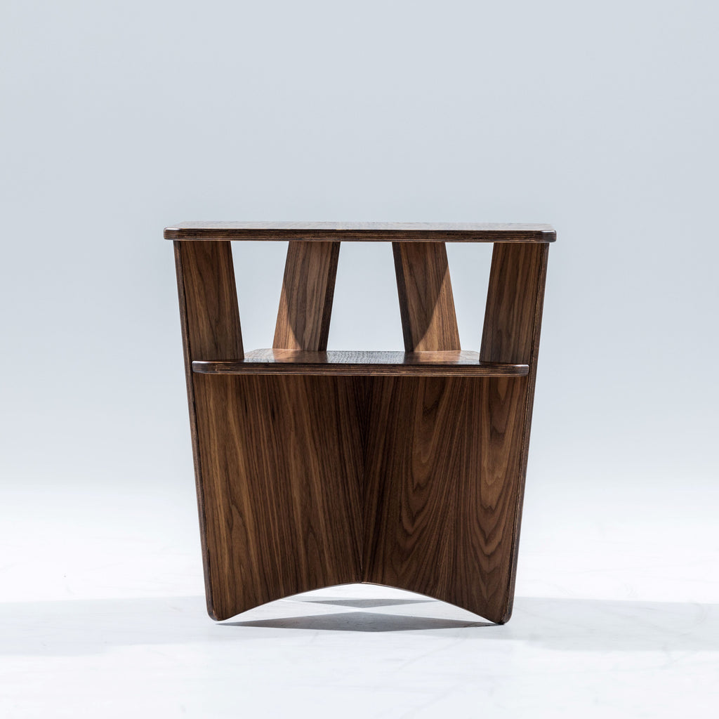 Large Walnut Ford Nightstand