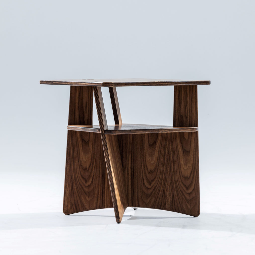 Large Walnut Ford Nightstand