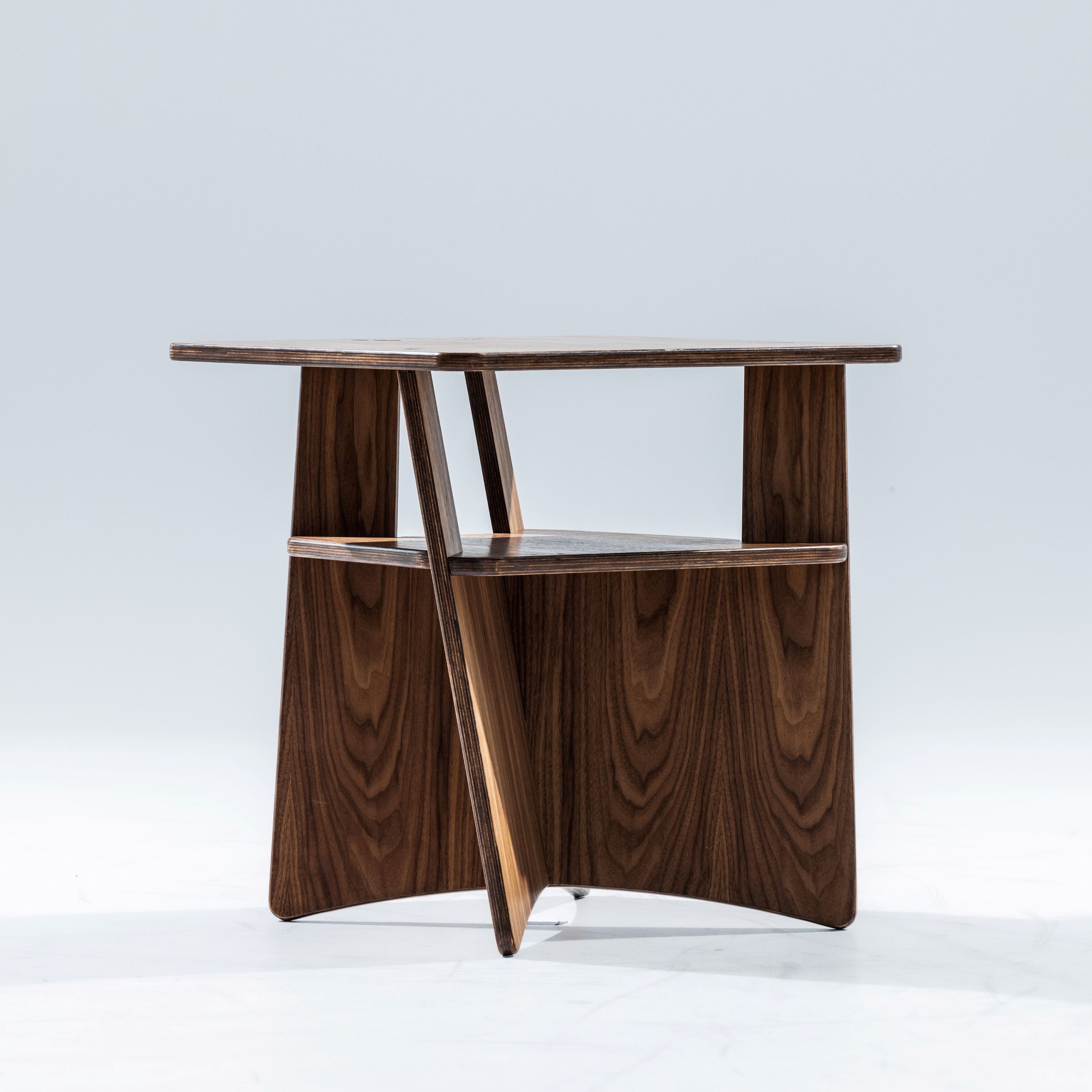 Large Walnut Ford Nightstand