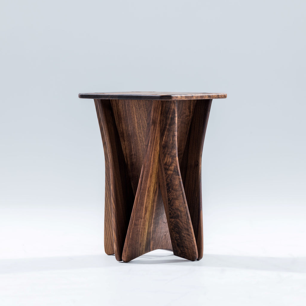 Walnut Banks Accent Table