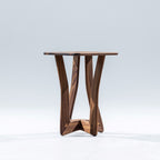 Walnut Bend Accent Table