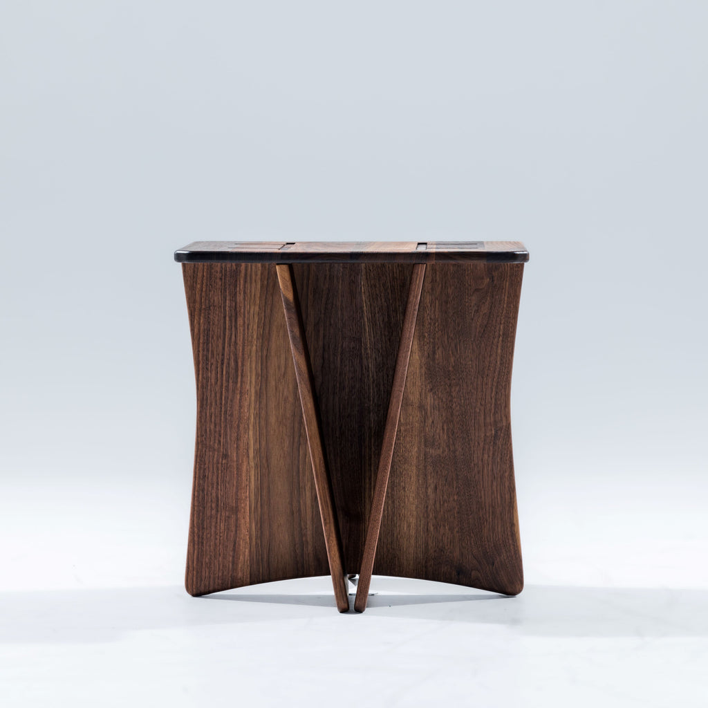 Walnut Banks End Table