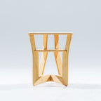 Small Maple Oxbow Nightstand