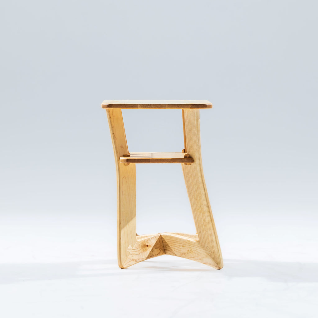 Small Maple Oxbow Nightstand