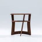 Walnut Bend End Table