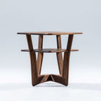 Walnut Bend End Table