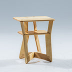 Small Maple Oxbow Nightstand