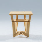 Large Maple Oxbow Nightstand