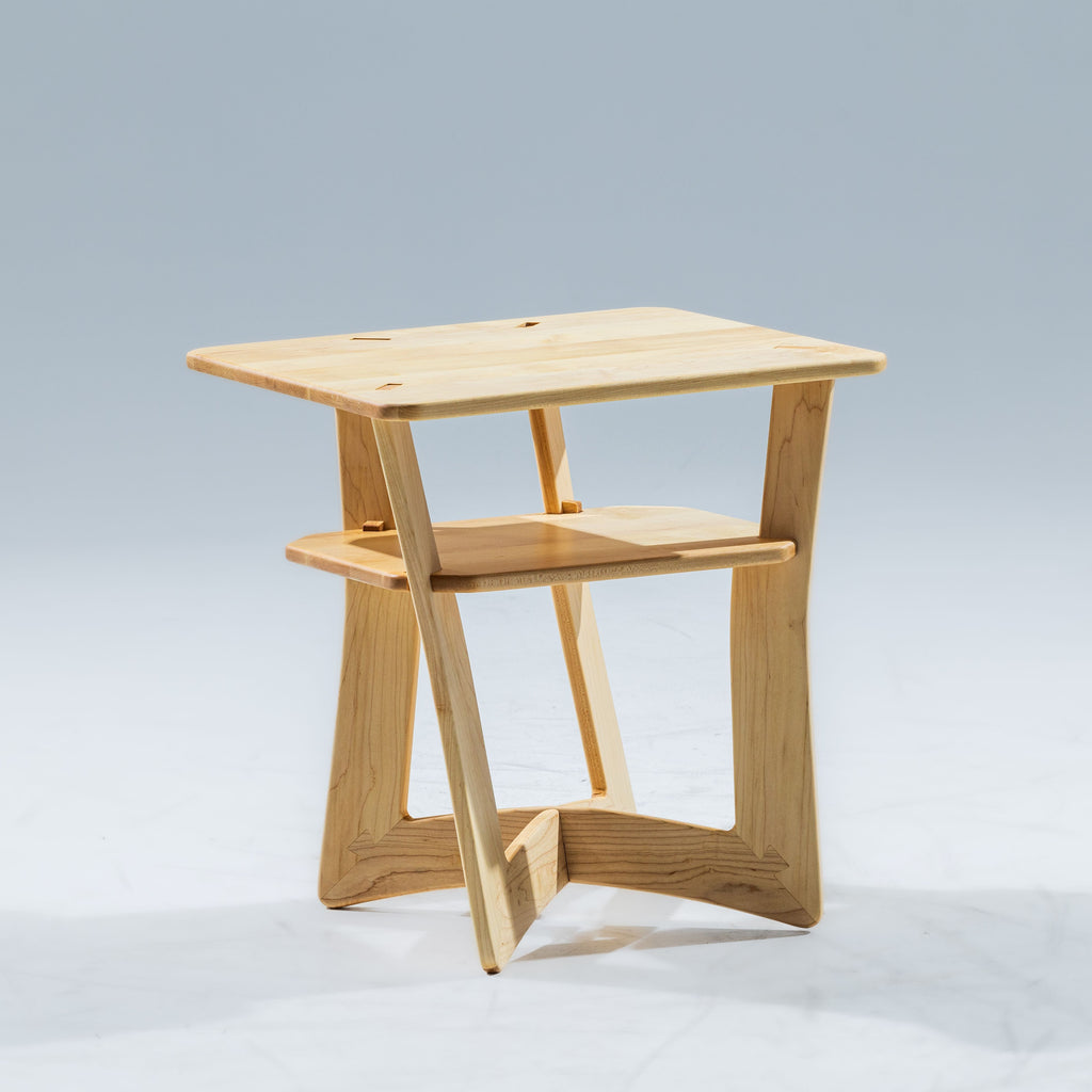 Large Maple Oxbow Nightstand