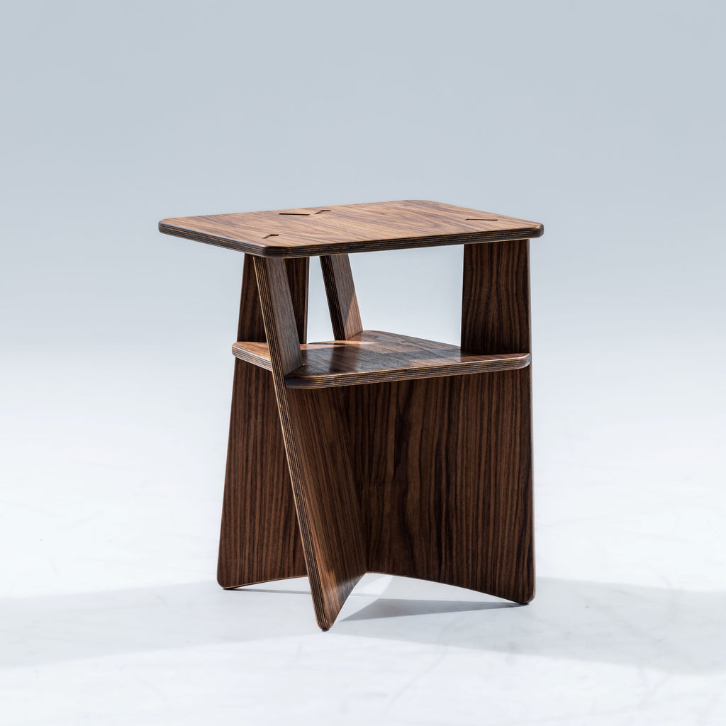 Small Walnut Ford Nightstand