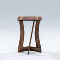 Walnut Bend Accent Table