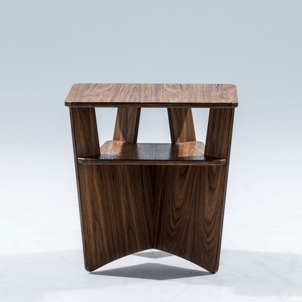 Large Walnut Ford Nightstand