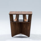 Large Walnut Ford Nightstand