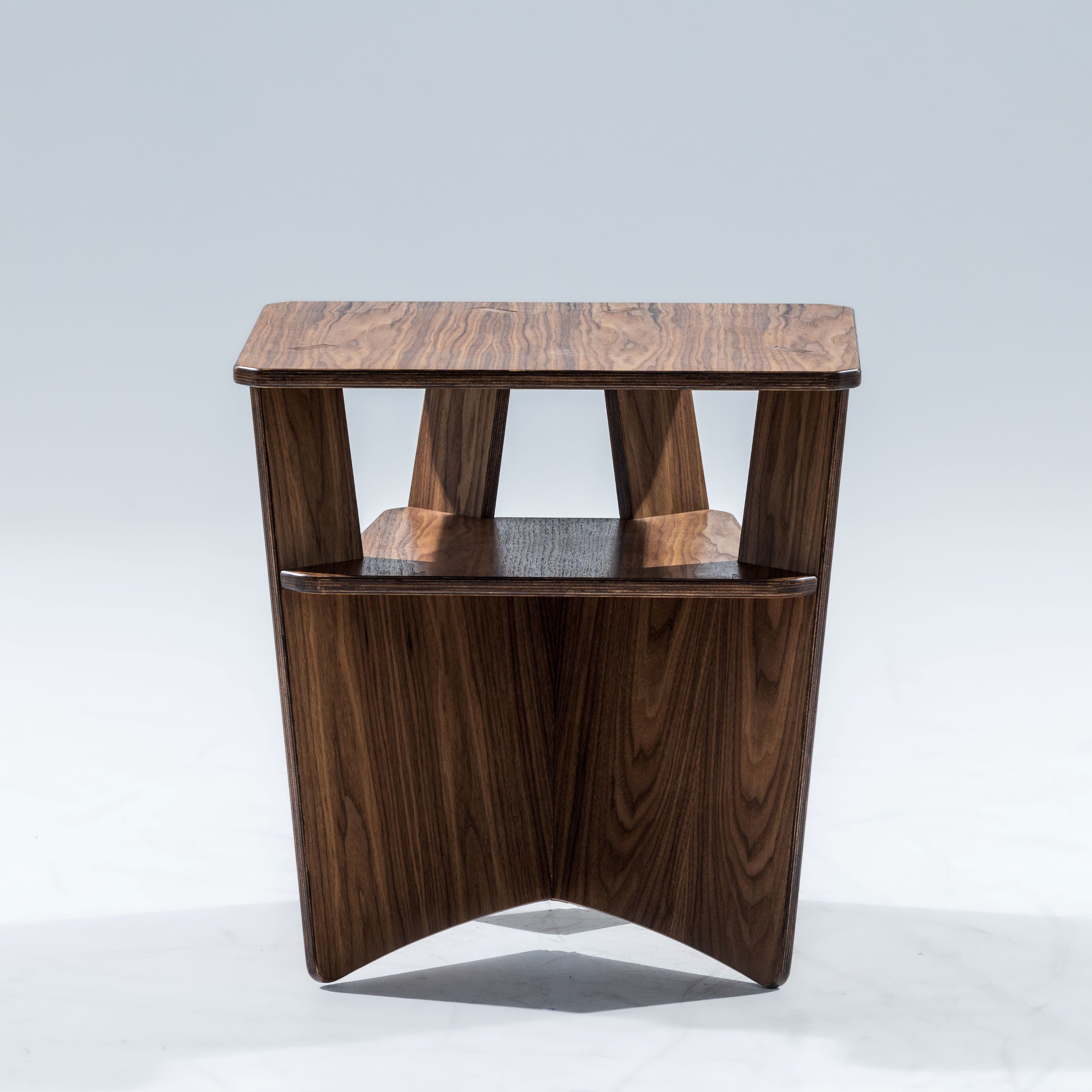 Large Walnut Ford Nightstand