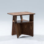 Large Walnut Ford Nightstand