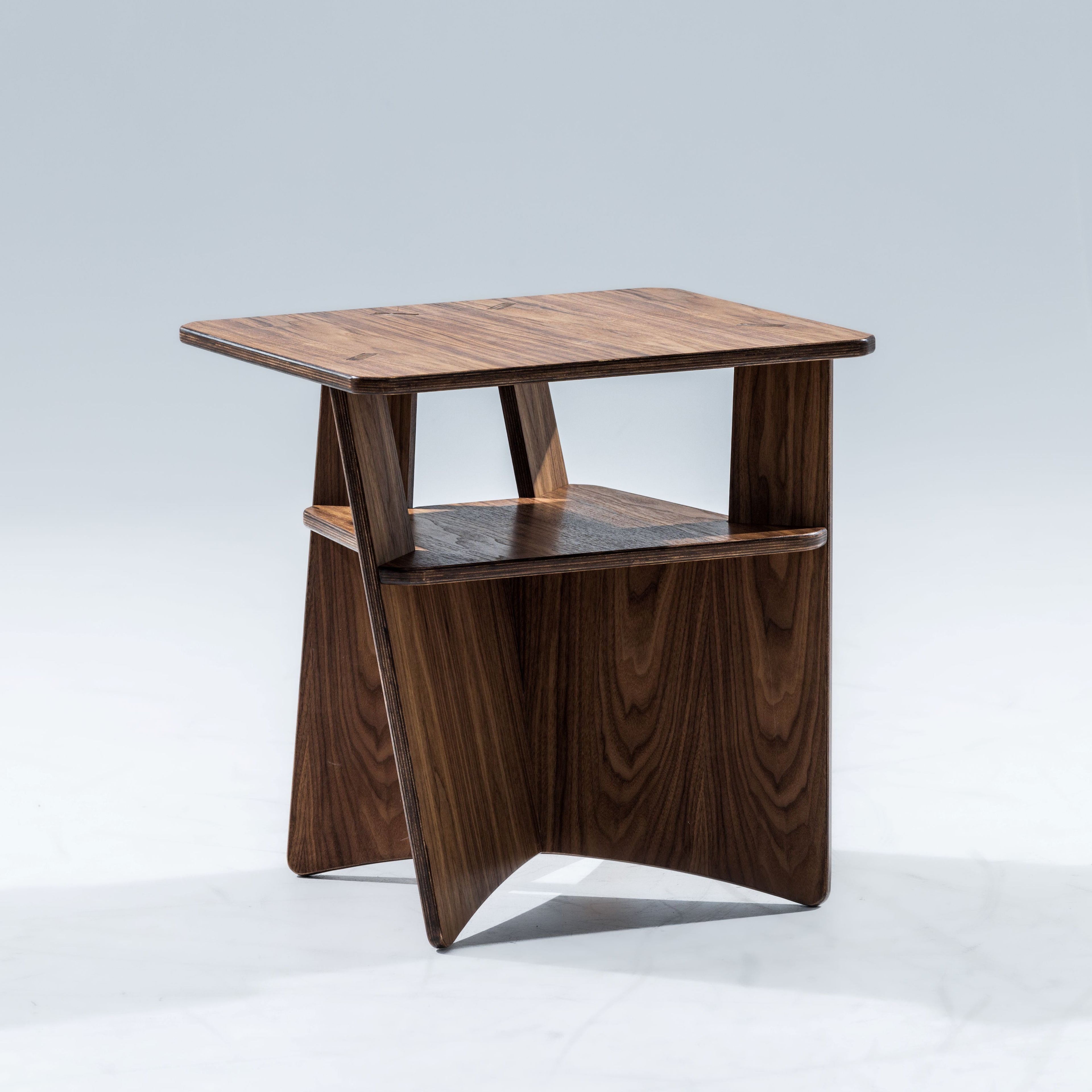 Large Walnut Ford Nightstand