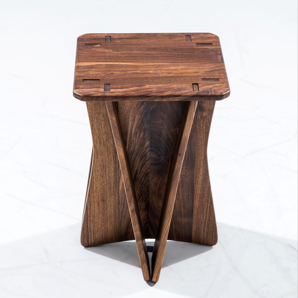 Walnut Banks Accent Table