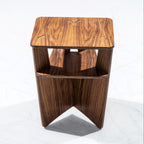 Small Walnut Ford Nightstand