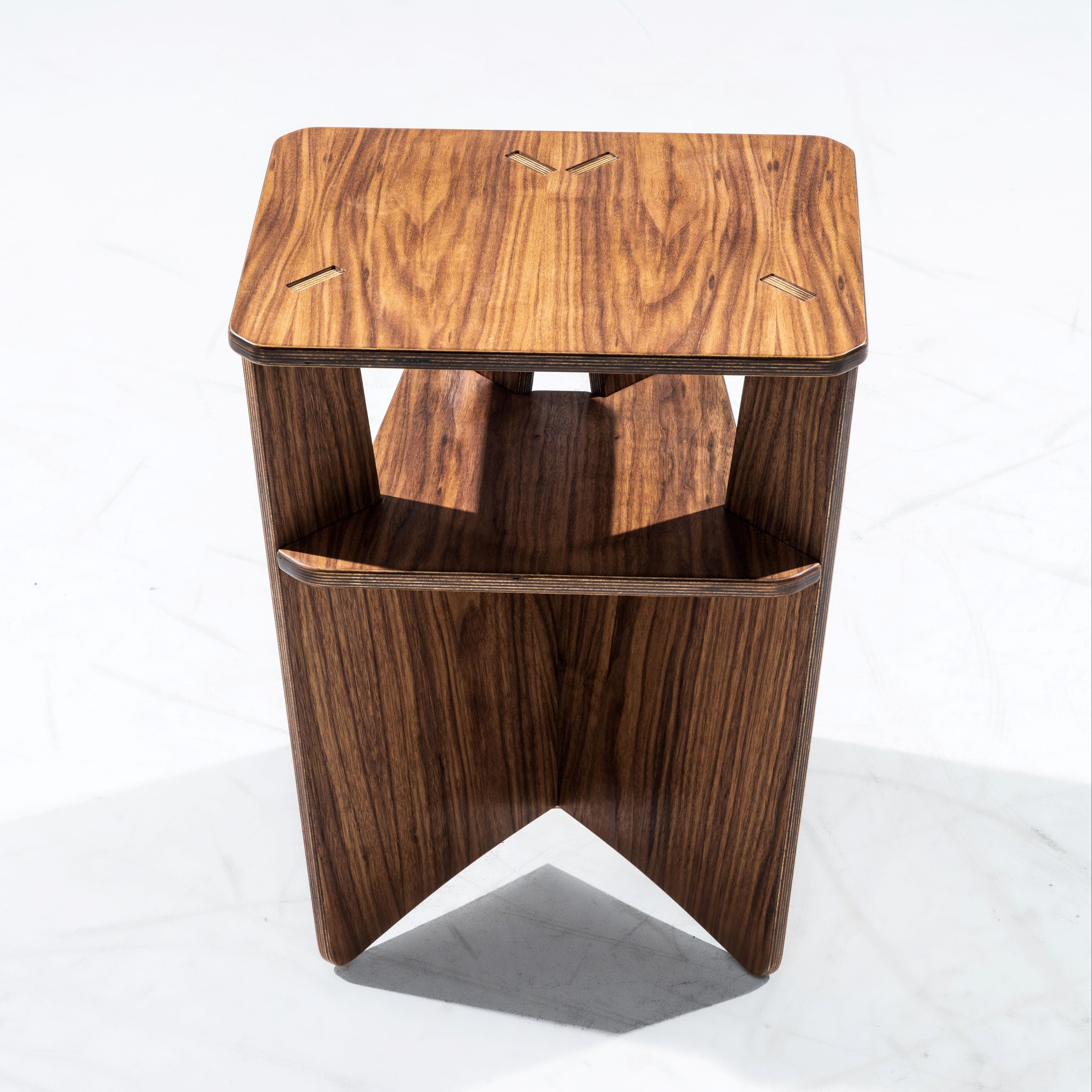 Small Walnut Ford Nightstand