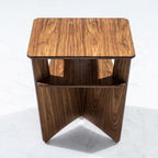 Large Walnut Ford Nightstand