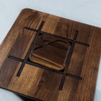 Walnut Banks End Table