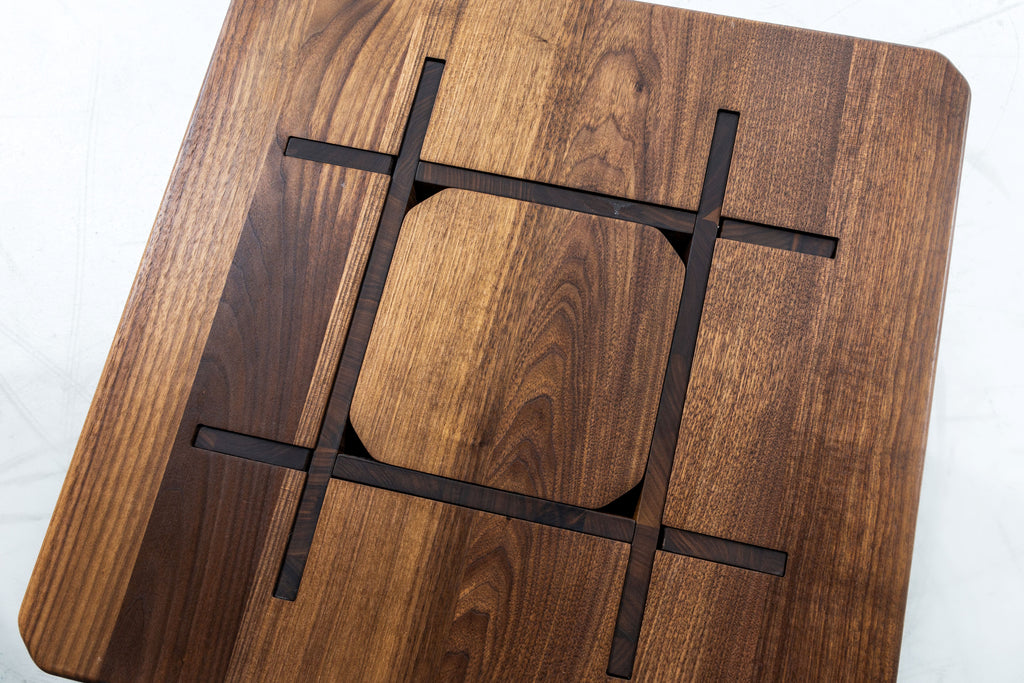 Walnut Banks End Table
