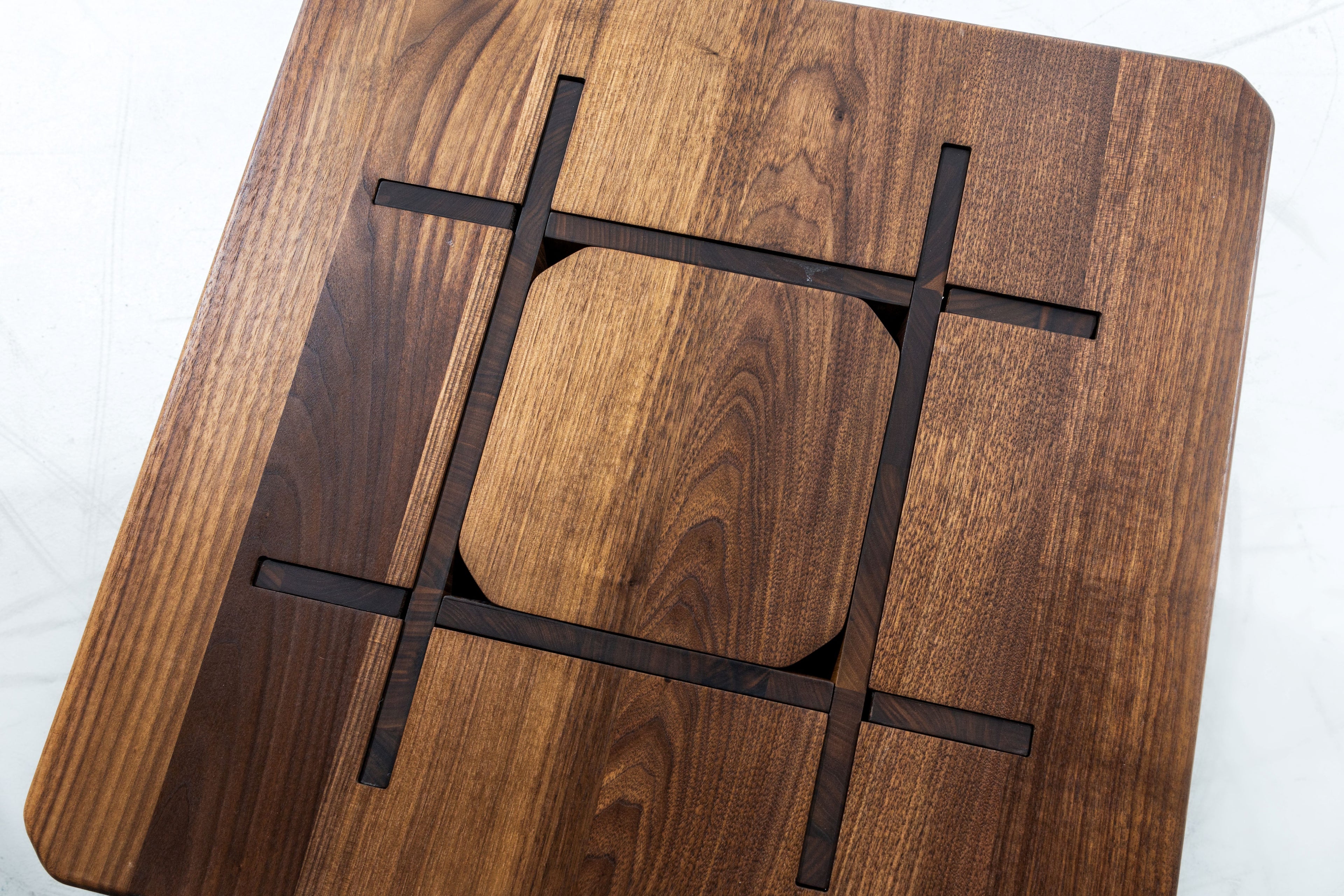 Walnut Banks End Table